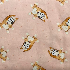 Bluey Bingo Disney+ fabric, animation fabric, kids fabric, cartoon fabric licensed fabric, dogs, puppies