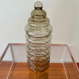 A Vintage Jacob Bang for Homelgaard Primula Glass Jar
