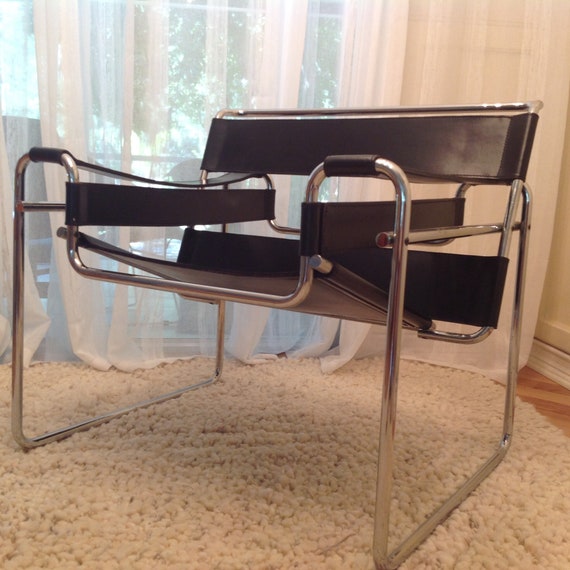 A Vintage Mid Century Modern Marcel Breuer Wassily Chair Etsy