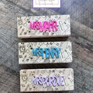 3D dry eraser | Personalized | Teacher Gift | Dry Eraser