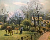 The Spell of Spring- Harry Leith-Ross litho