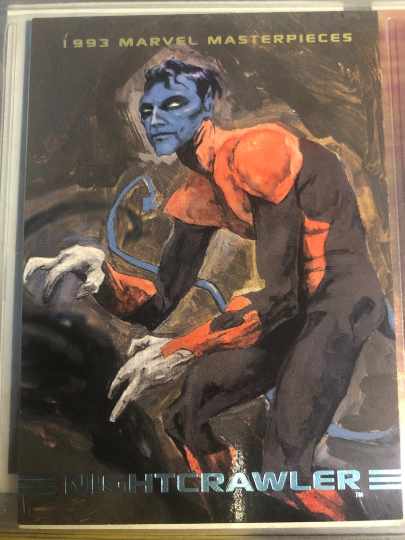 1993 Nightcrawler marvel masterpieces #72