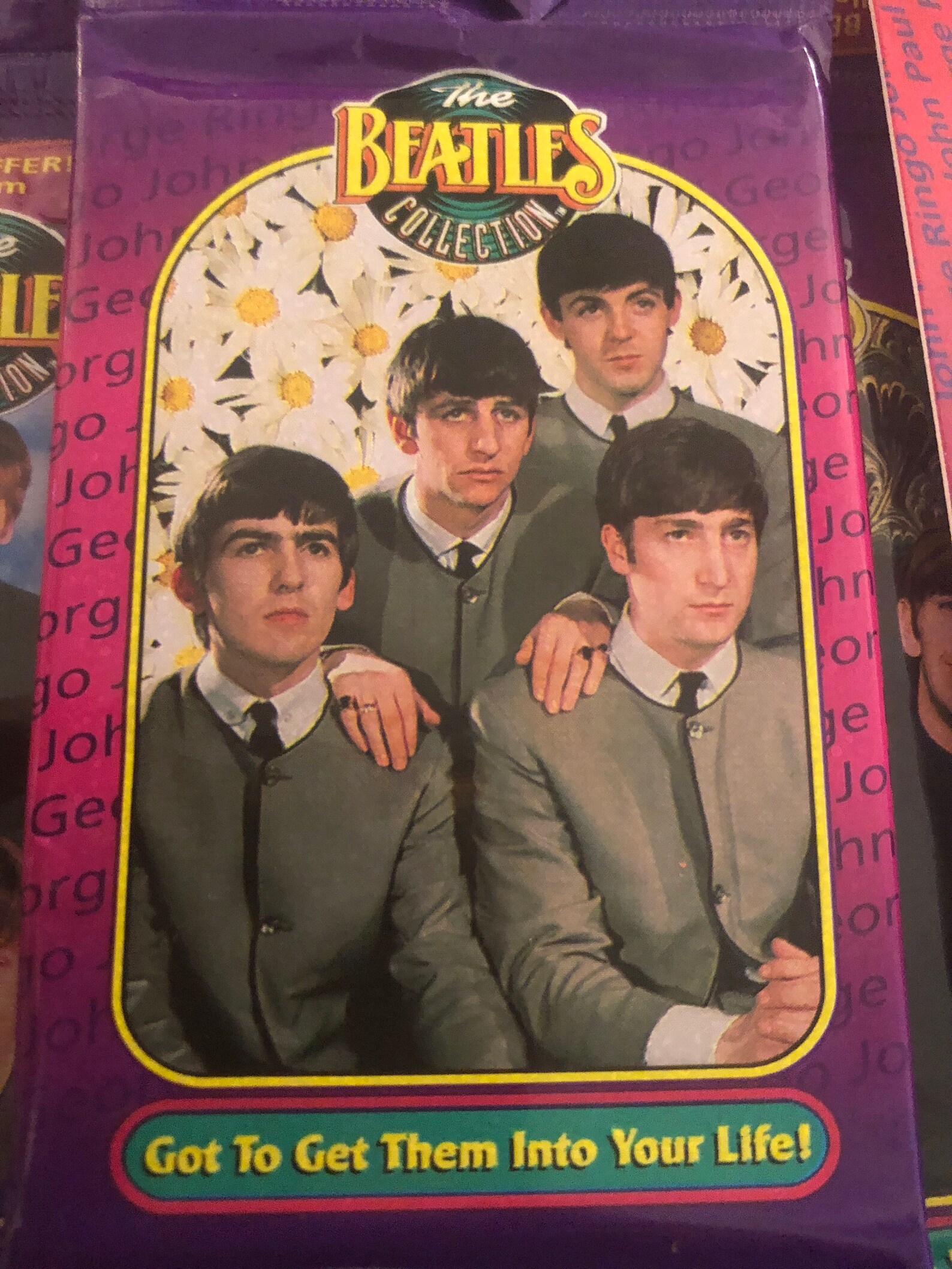 The Beatles vintage trading card pack unopened Etsy
