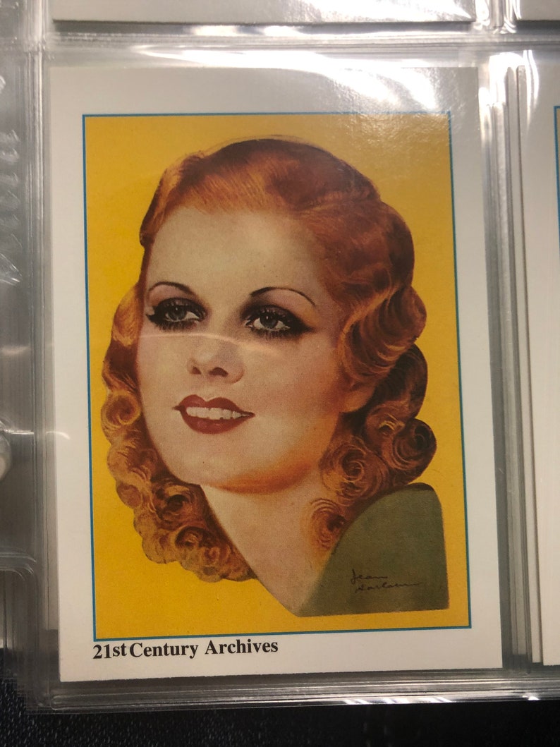 Earl Christy artist trading card Jean Harlow
