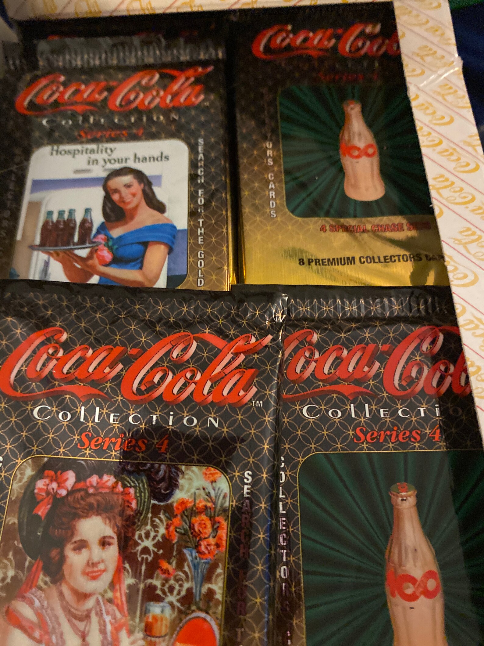 Coca Cola Series 4 trading card pack new Etsy