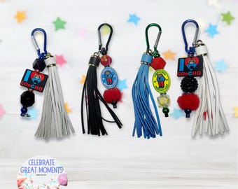 Keyring, Concho Key Ring Western Keychain, Custom Handmade Keyring, Concho Key Ring Western Keychain, Custom Handmade