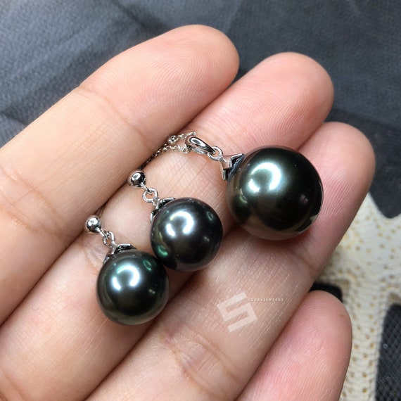 Tahitian Pearls in Solid Gold Jewelry 