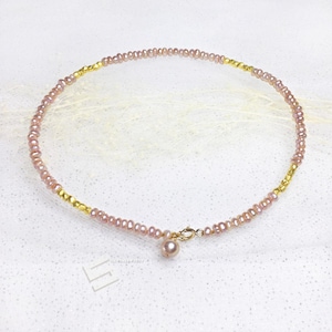 Dainty Cultured Pearls & Vermeil Anklet, Delicate Freshwater Pearls With Gold Filled Accents Anklet, Real Pearl And Silver Bracelet