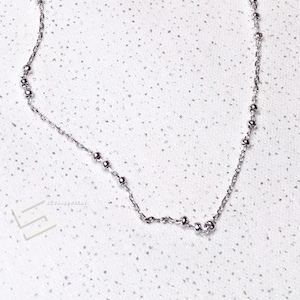 Sterling Silver Chain Necklace, 16“   18"  20“