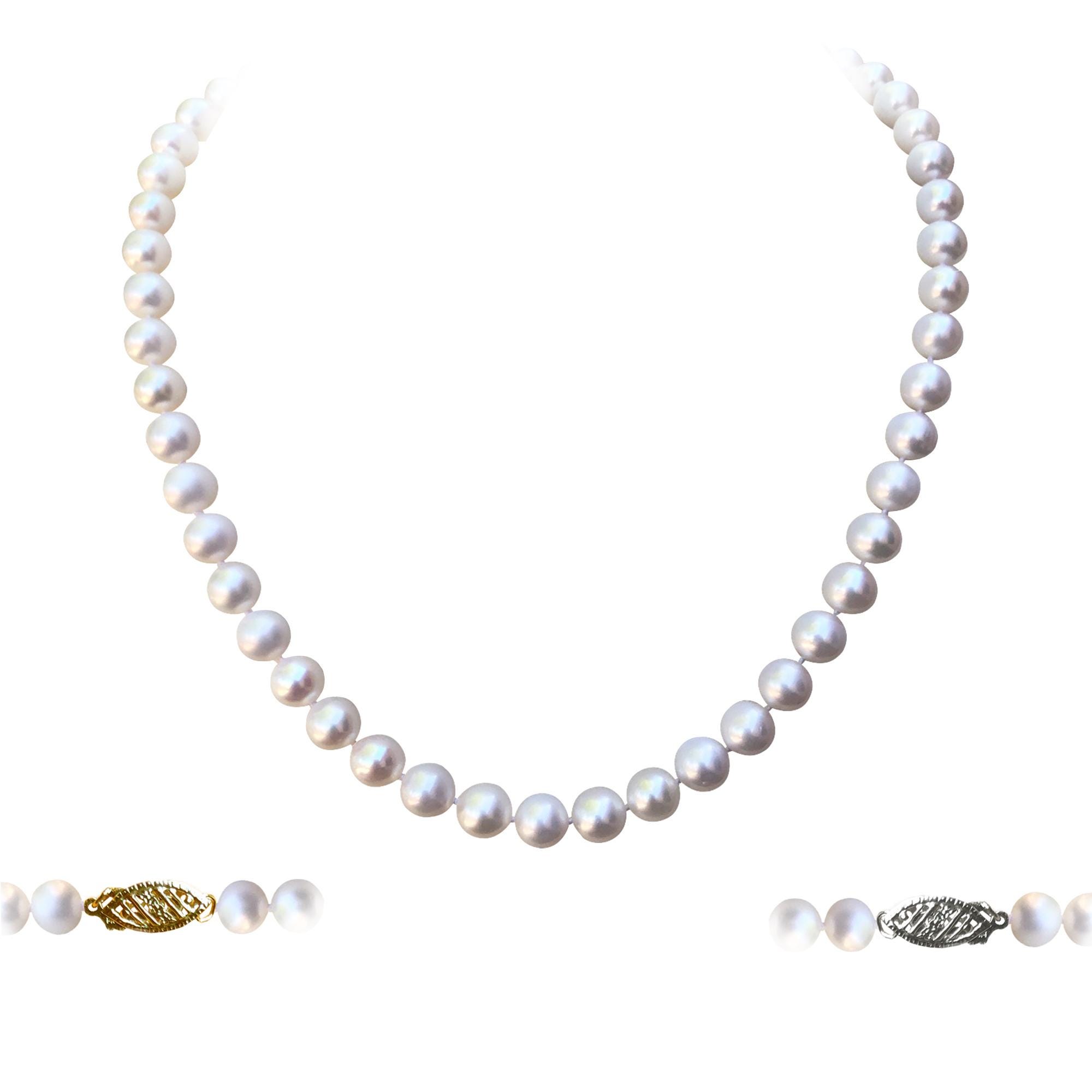 PANDORA Timeless Collier placcato in oro 14k con perla coltivata d'acqua dolce trattata bianca e zirconi cubici trasparenti, Collana