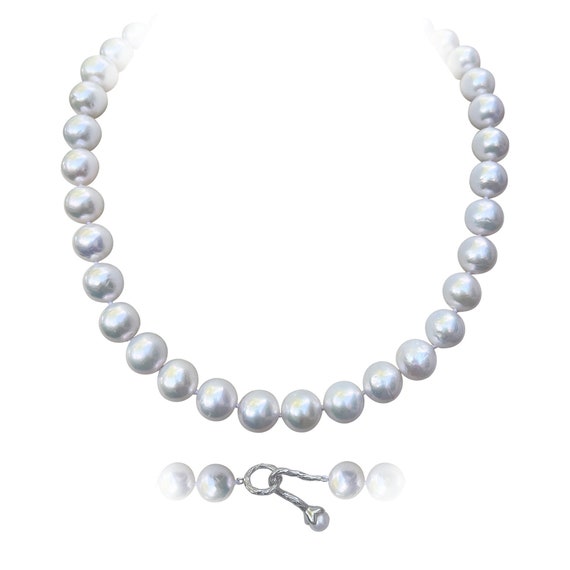 Collier De Perles Burma 12 Mm - Neuf Sans Emballage D’origine