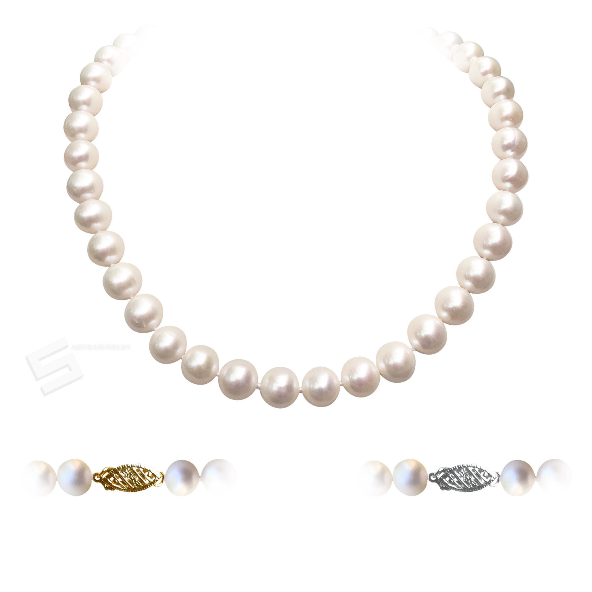 Ciondoli In Perle Akoya, Catena In Argento Sterling Da 16 O 18 Pollici - Foto 9