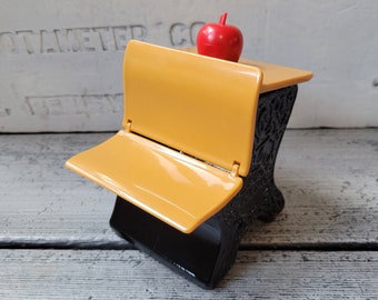 Avon school desk perfume bottle, teacher bottle collectible, Remember when perfume bottle, desk bottle, Avon bottle, vintage Avon desk