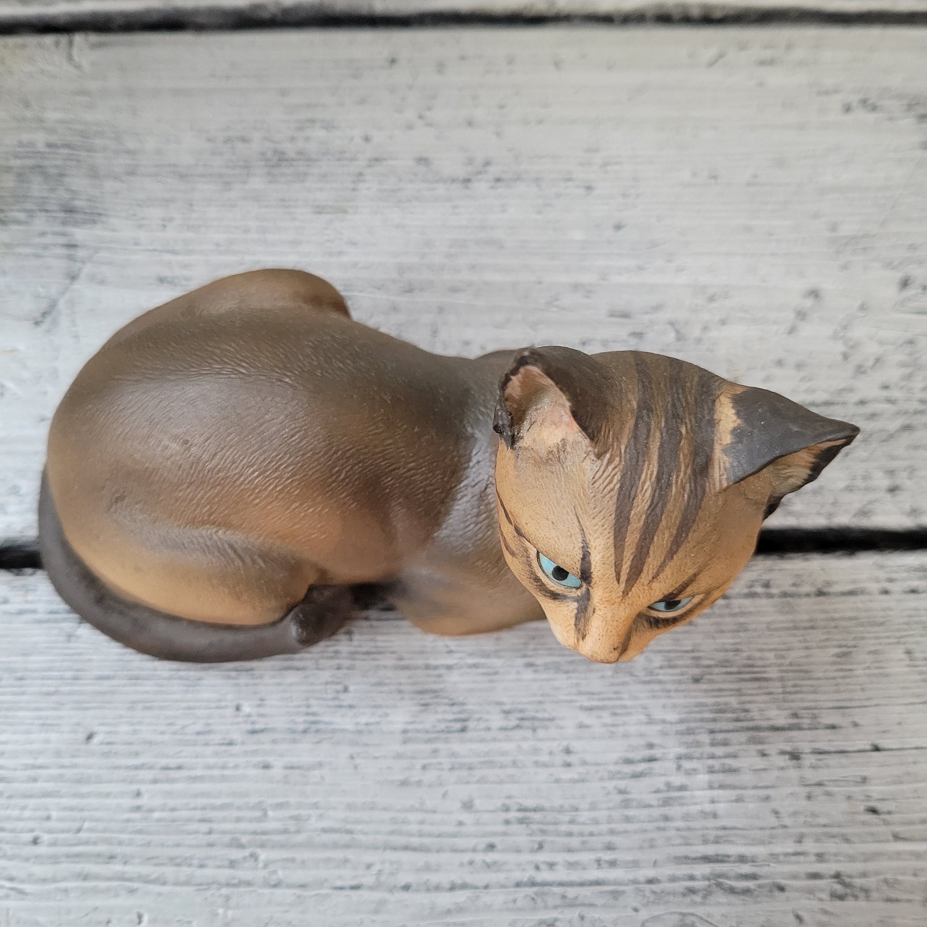 Andrea by Sadek Cat Collectible, Abyssinian Cat Figure, Vintage