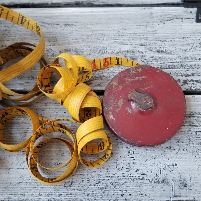 Vintage Cloth Tape Measure 50 Foot Lufkin Tape Measure Etsy