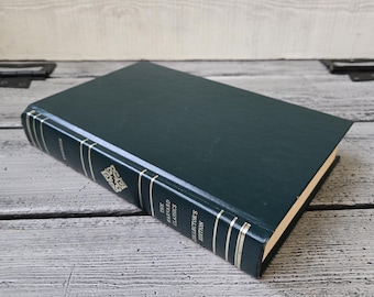 Essays and English Traits book, Ralph Waldo Emerson book, Harvard Classics book, vintage green book, 1980's version Harvard Classics book