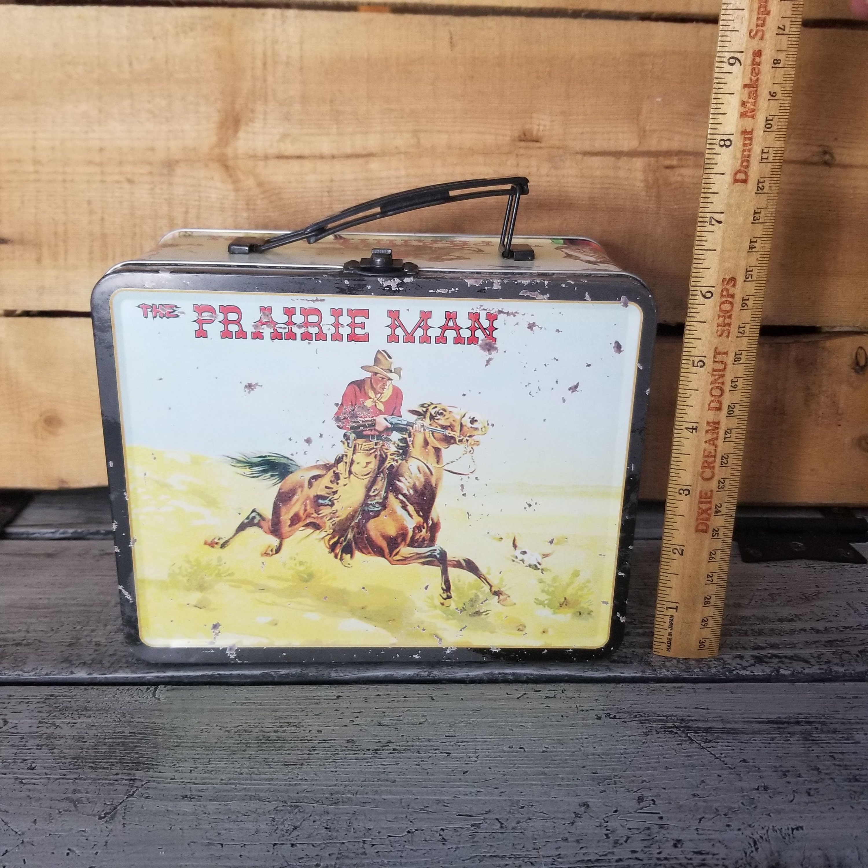 Western lunch box vintage metal western lunch box Prairie Etsy