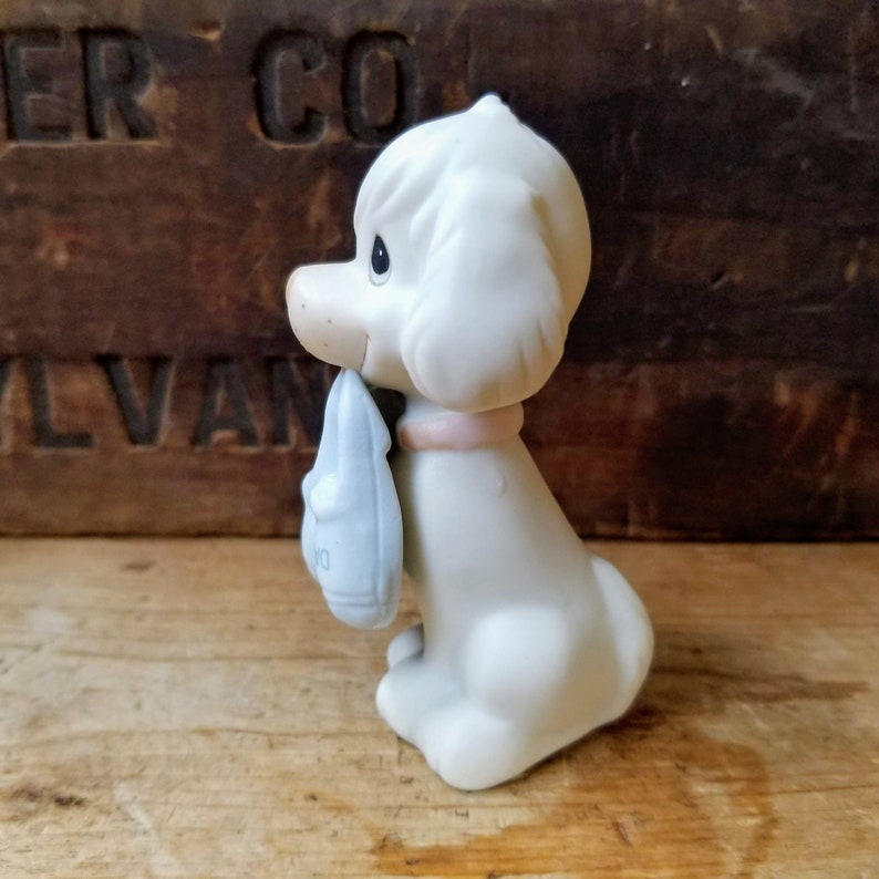 Precious Moments animal Precious Moments dog ceramic dog collectible dog ceramic vintage vintage Precious Moments PM dog