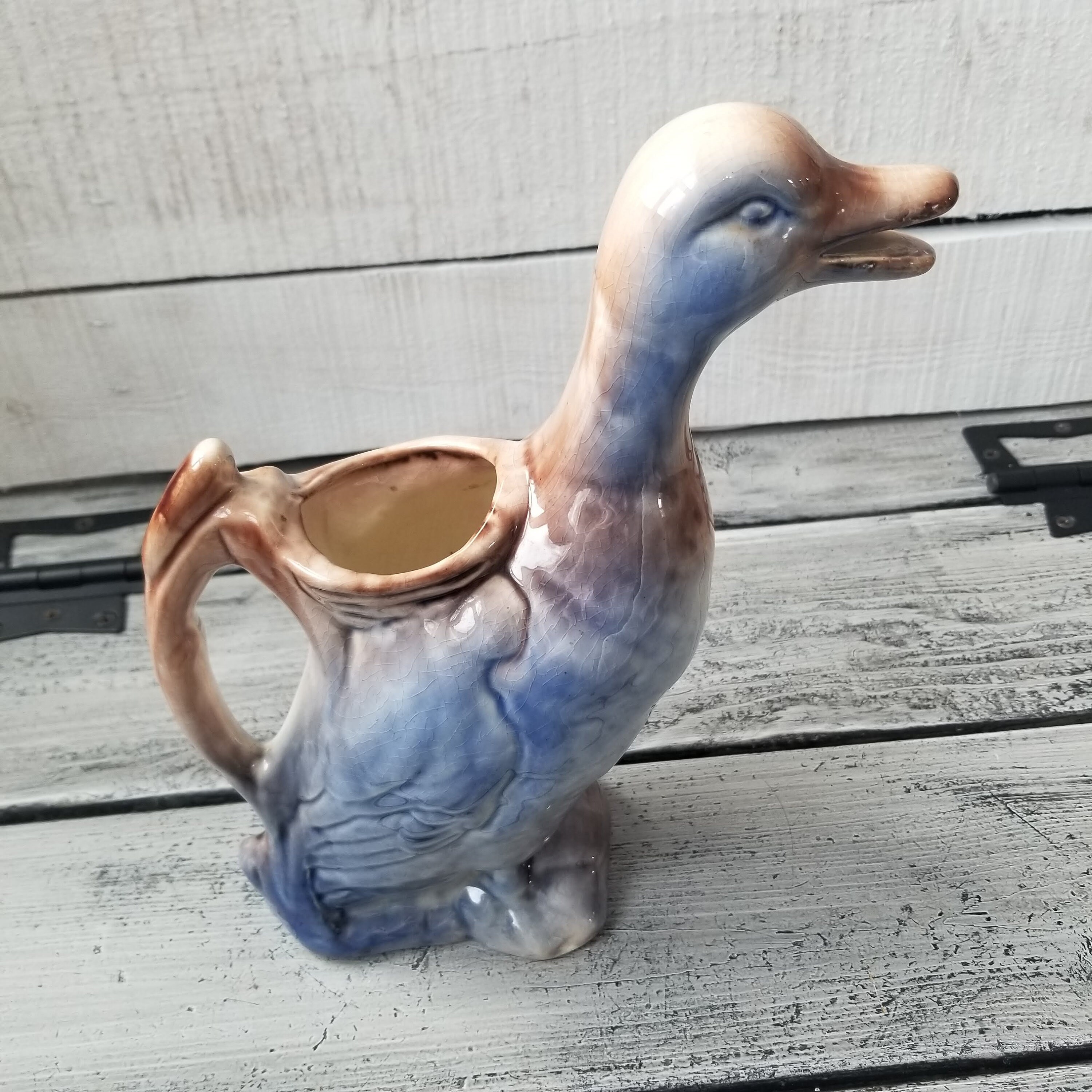 Duck Pitcher Vintage Ceramic Duck Collectible Pitcher Hand Etsy Ireland