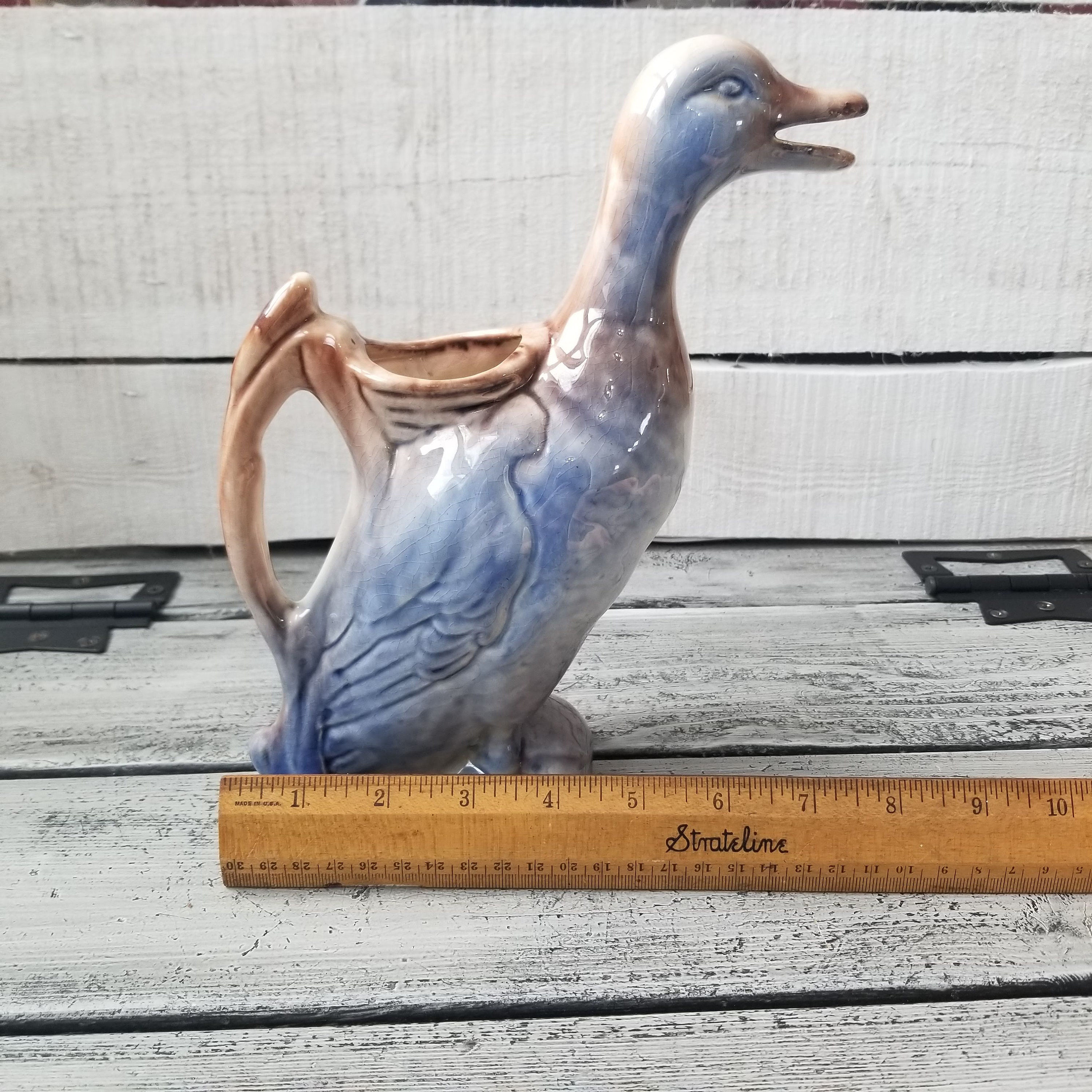 Duck Pitcher Vintage Ceramic Duck Collectible Pitcher Hand Etsy Ireland