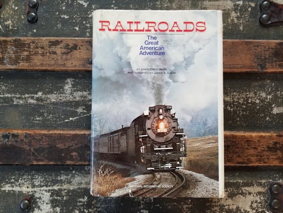 Railroad Book Vintage Coffee, Railroad Coffee Table Book