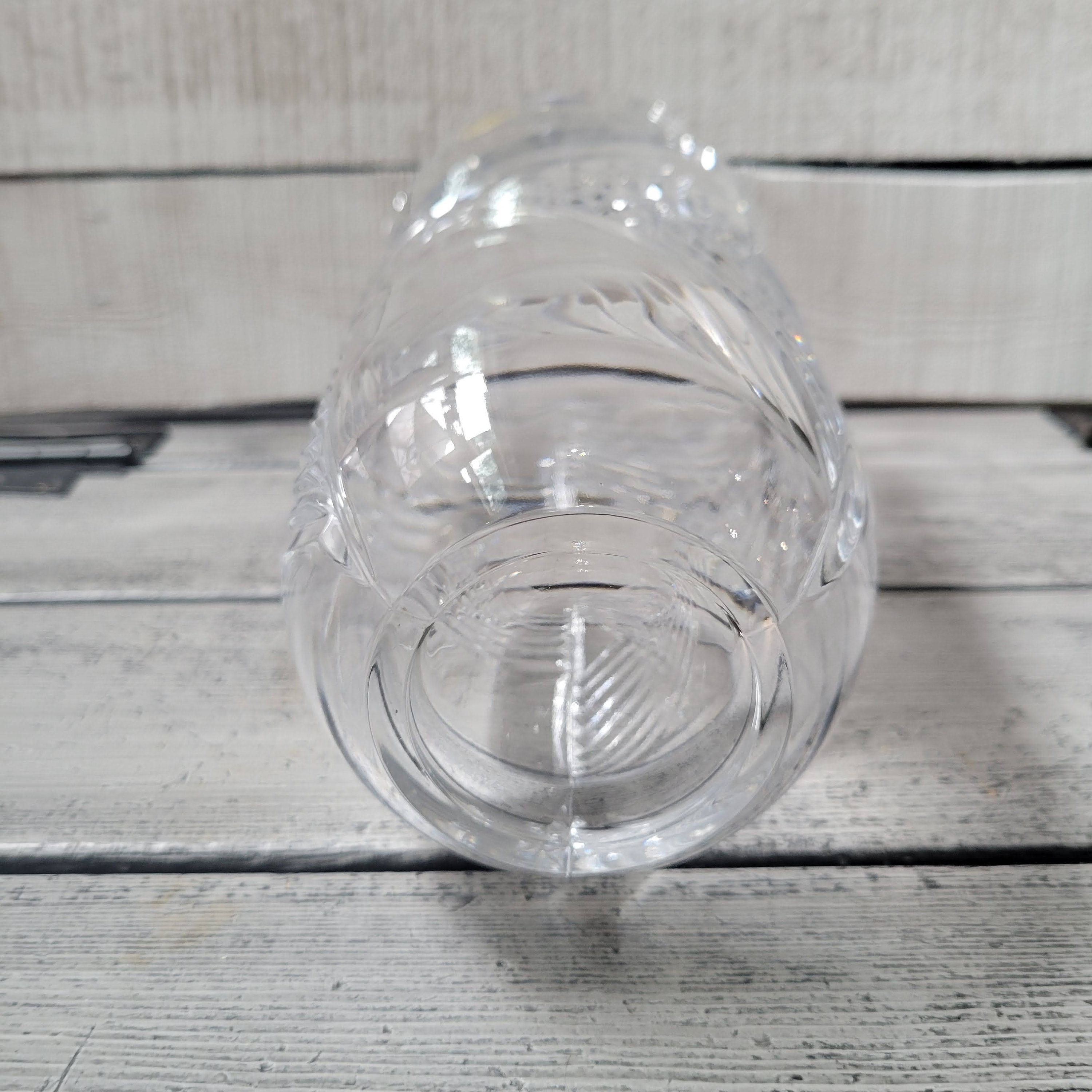 Bohemia Crystal Vase Vintage, Czech Republic 24% Pbo Lead Crystal