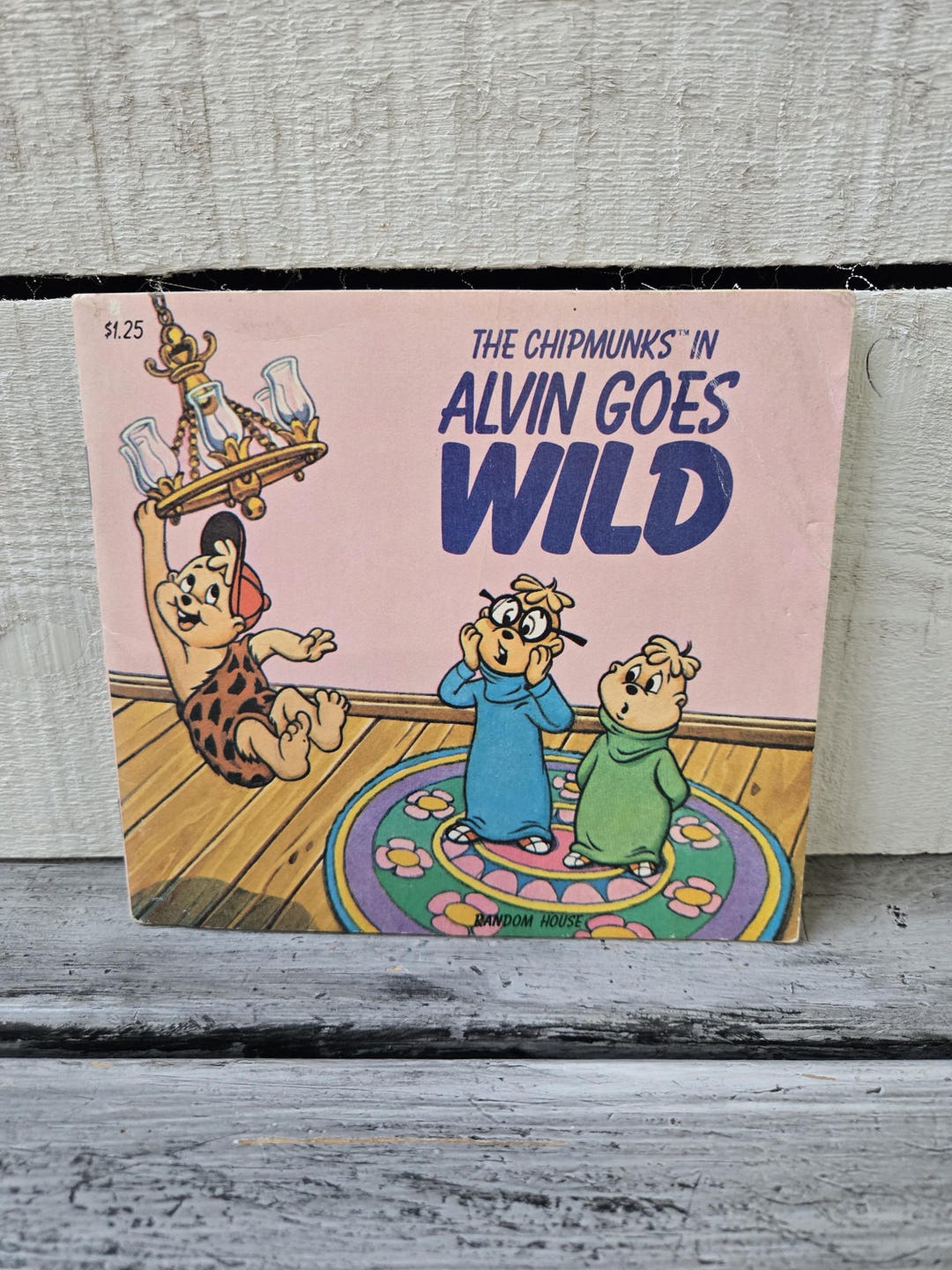 The chipmunks in alvin goes wild book chipmunk mini storybook vintage