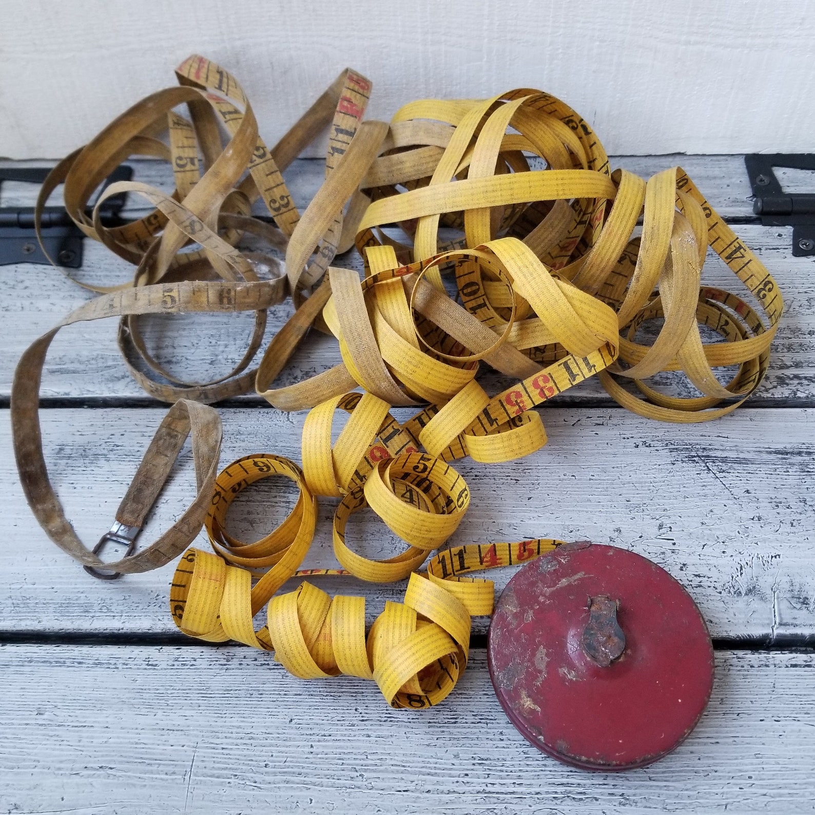 Vintage Cloth Tape Measure 50 Foot Lufkin Tape Measure Etsy