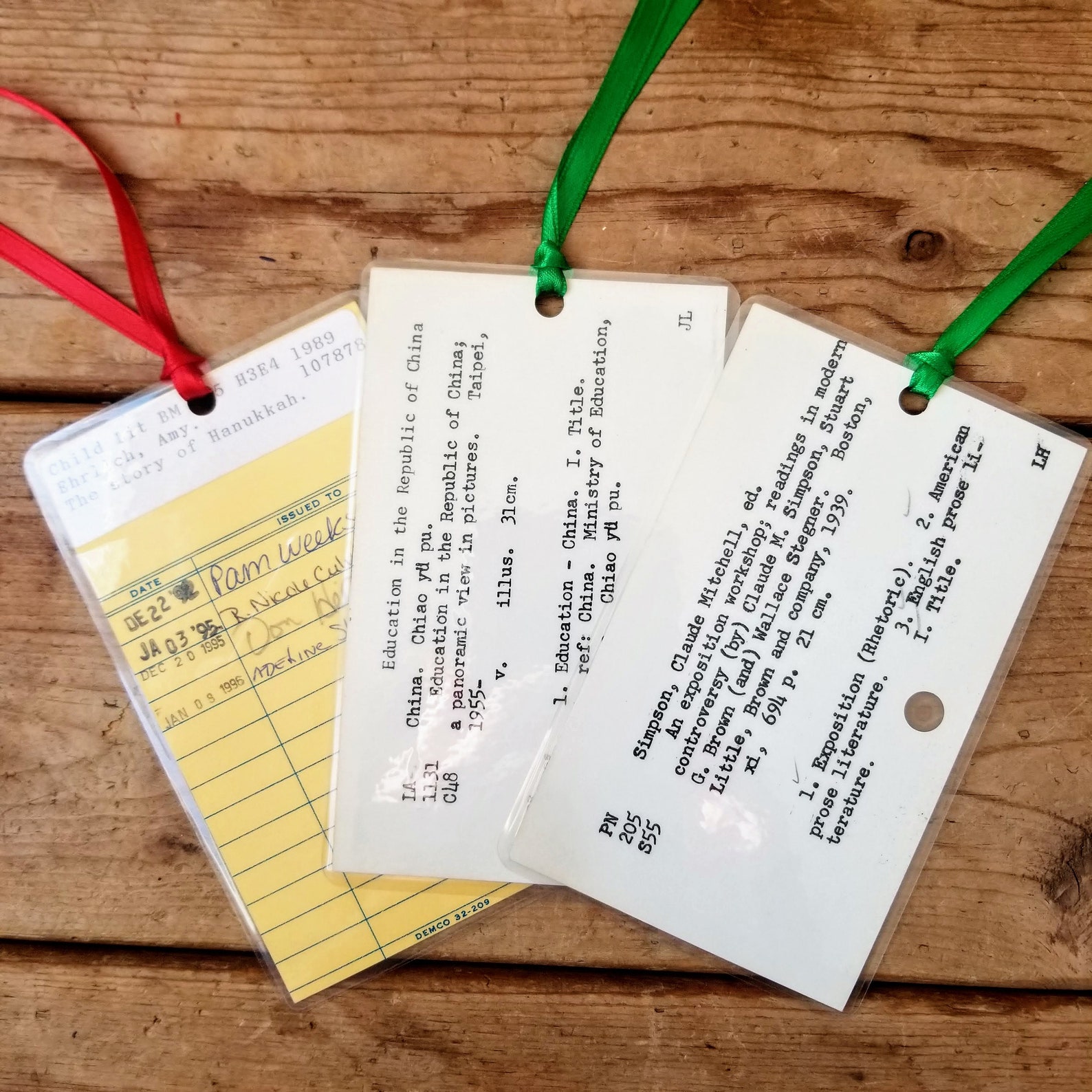 Library Checkout Card Bookmark Card Catalog Bookmark Book Etsy