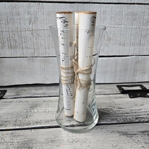 Vintage Scrolls, Music Scrolls, Vintage Sheet Music Scrolls, Vintage ...