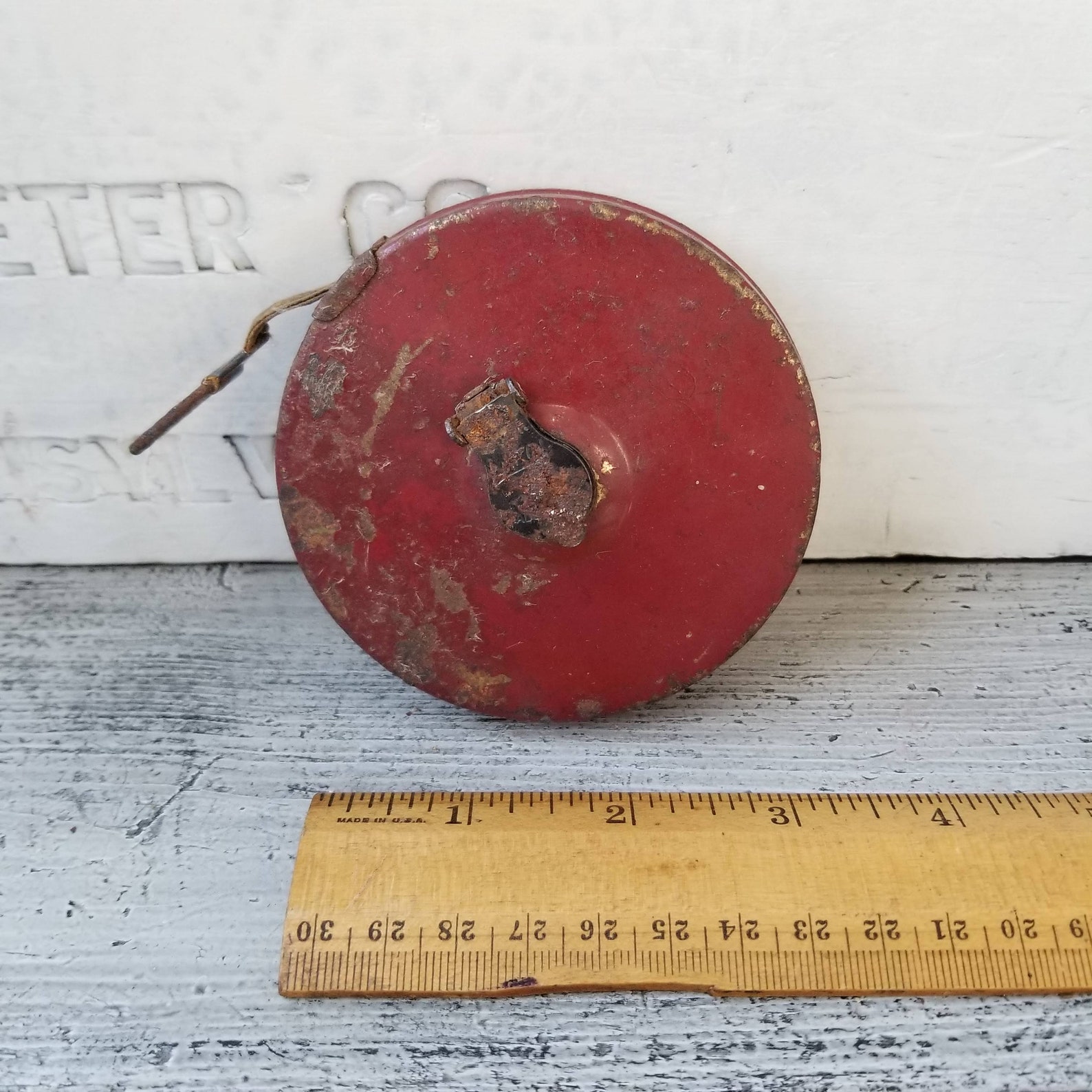 Vintage Cloth Tape Measure 50 Foot Lufkin Tape Measure Etsy