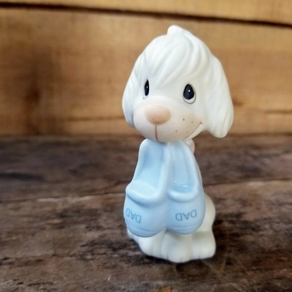 Precious Moments animal Precious Moments dog ceramic dog collectible dog ceramic vintage vintage Precious Moments PM dog