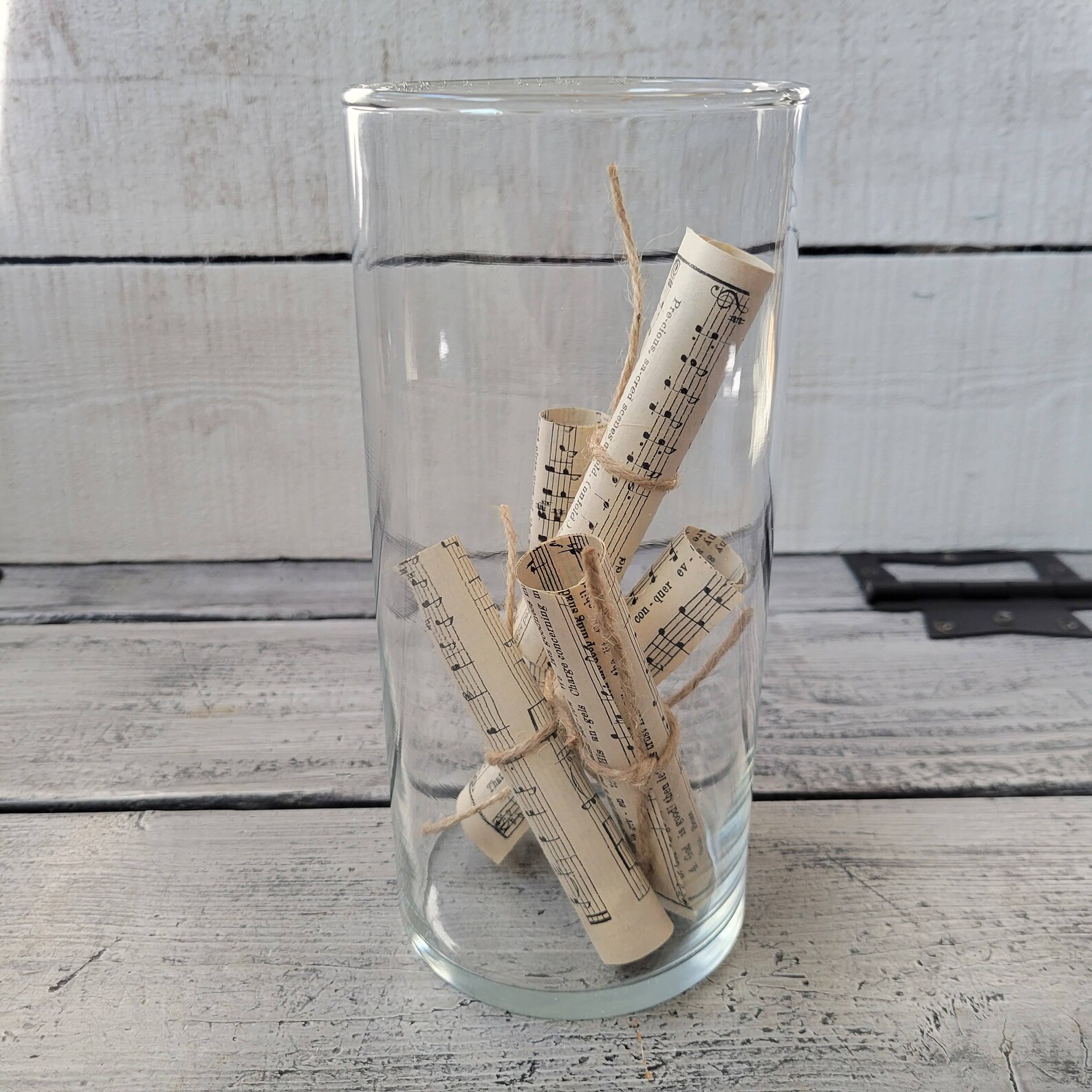 Vintage Mini Scrolls 5, Small Music Scrolls, Vintage Small Sheet Music ...