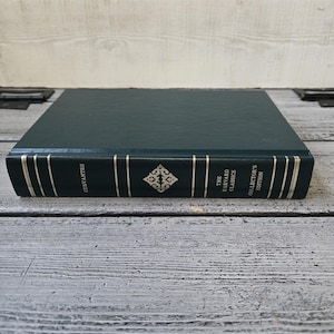 Harvard Classics book, vintage green book, Don Quixote of the Mancha book, 1980&#39;s version Harvard Classics book, Miguel de Cervantes book