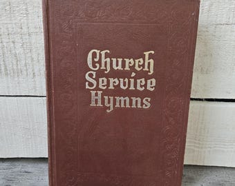 1958 Pilgrim Hymnal: Vintage Christian Song Book - Etsy