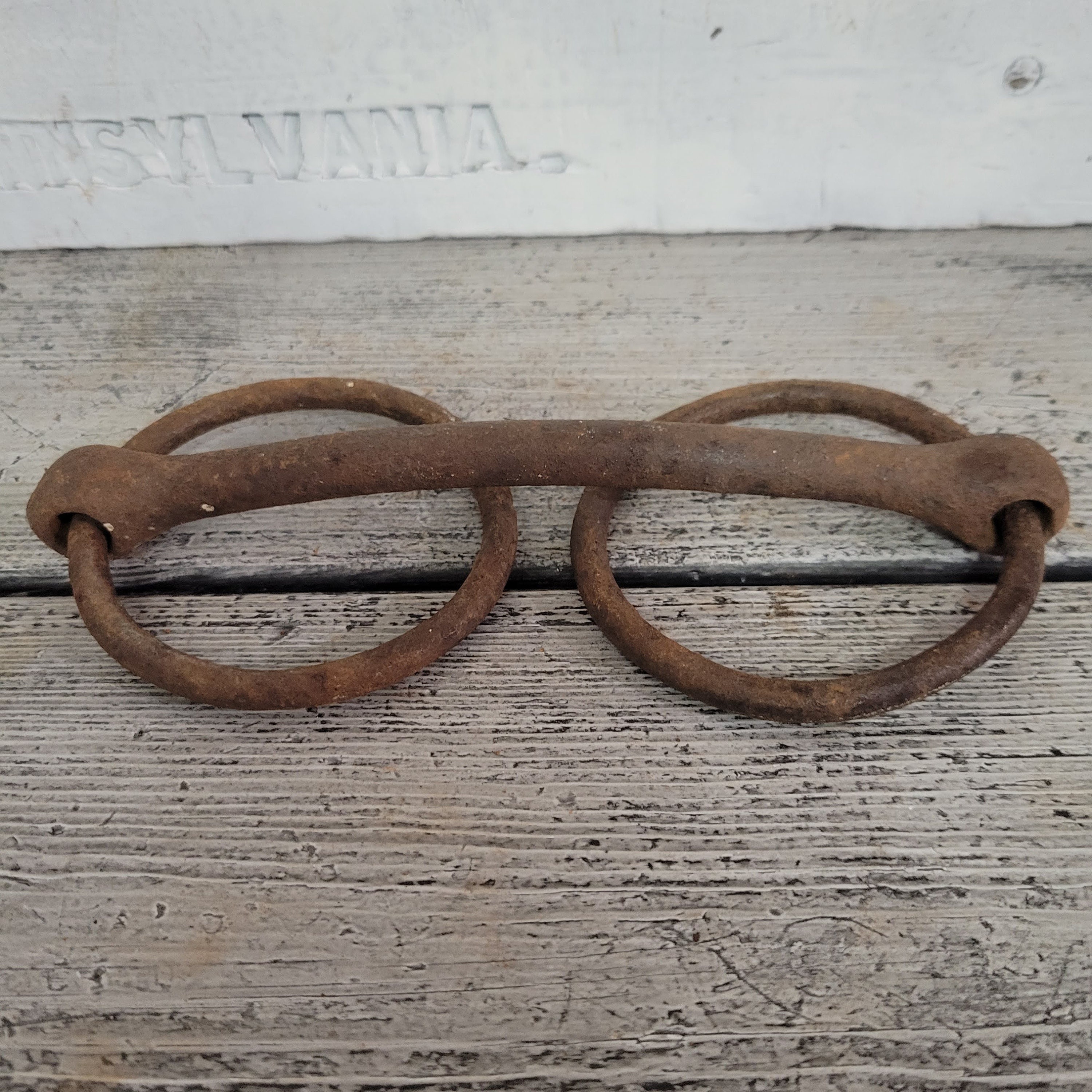 Horse Bit Rusty Vintage Old Horse Bit Horse Bit Towel Etsy