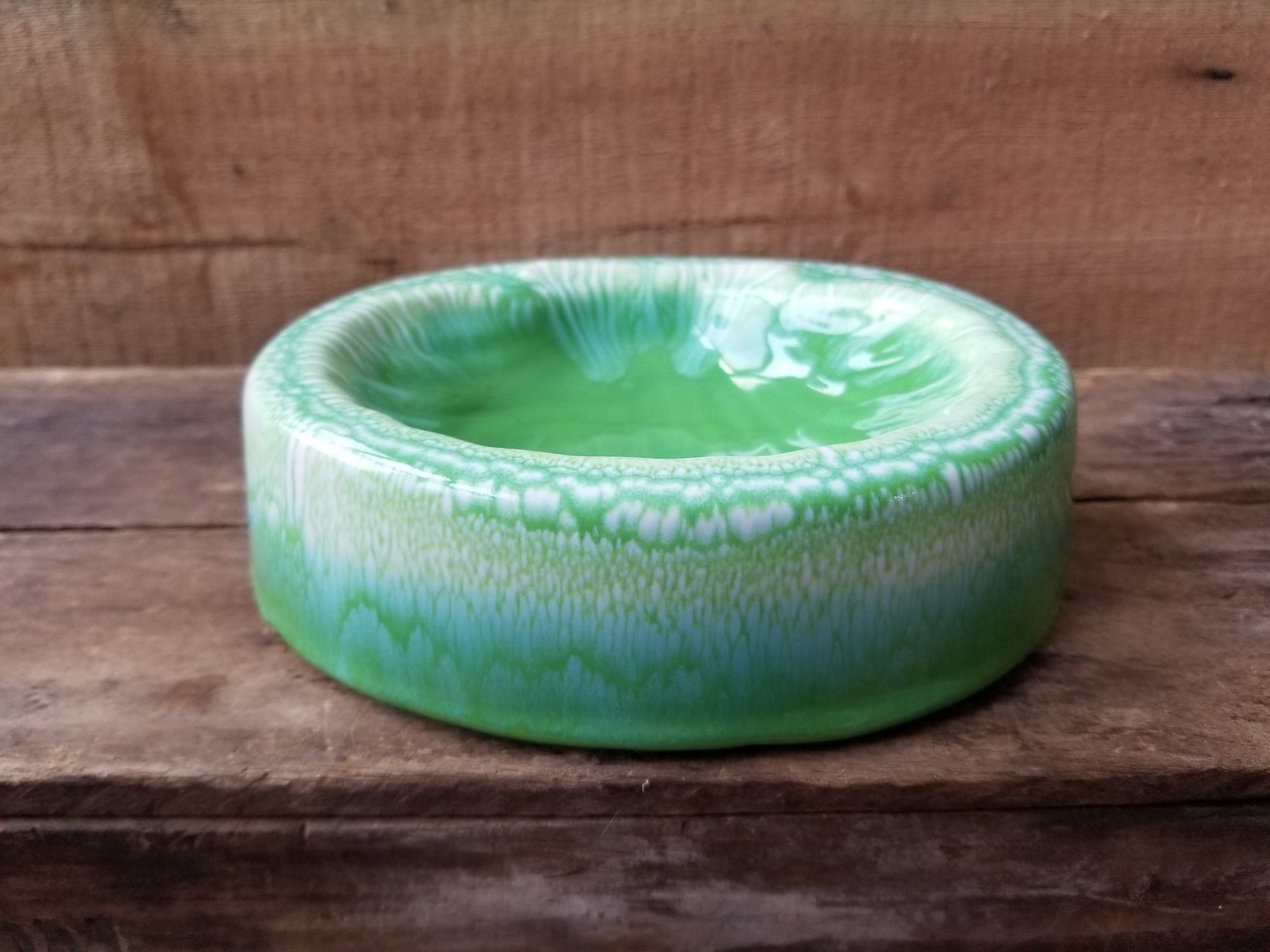 Ceramic soap dish vintage green vintage soap holder Ceramco Etsy