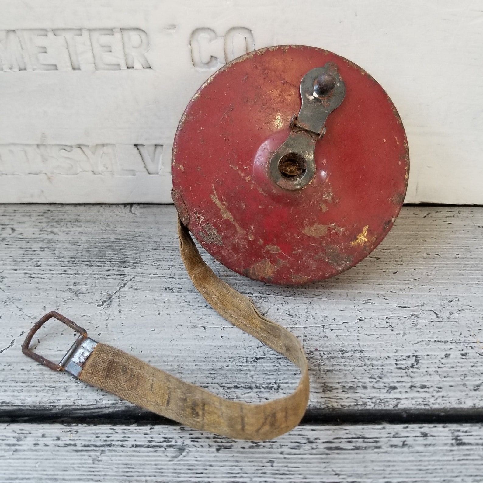 Vintage Cloth Tape Measure 50 Foot Lufkin Tape Measure Etsy