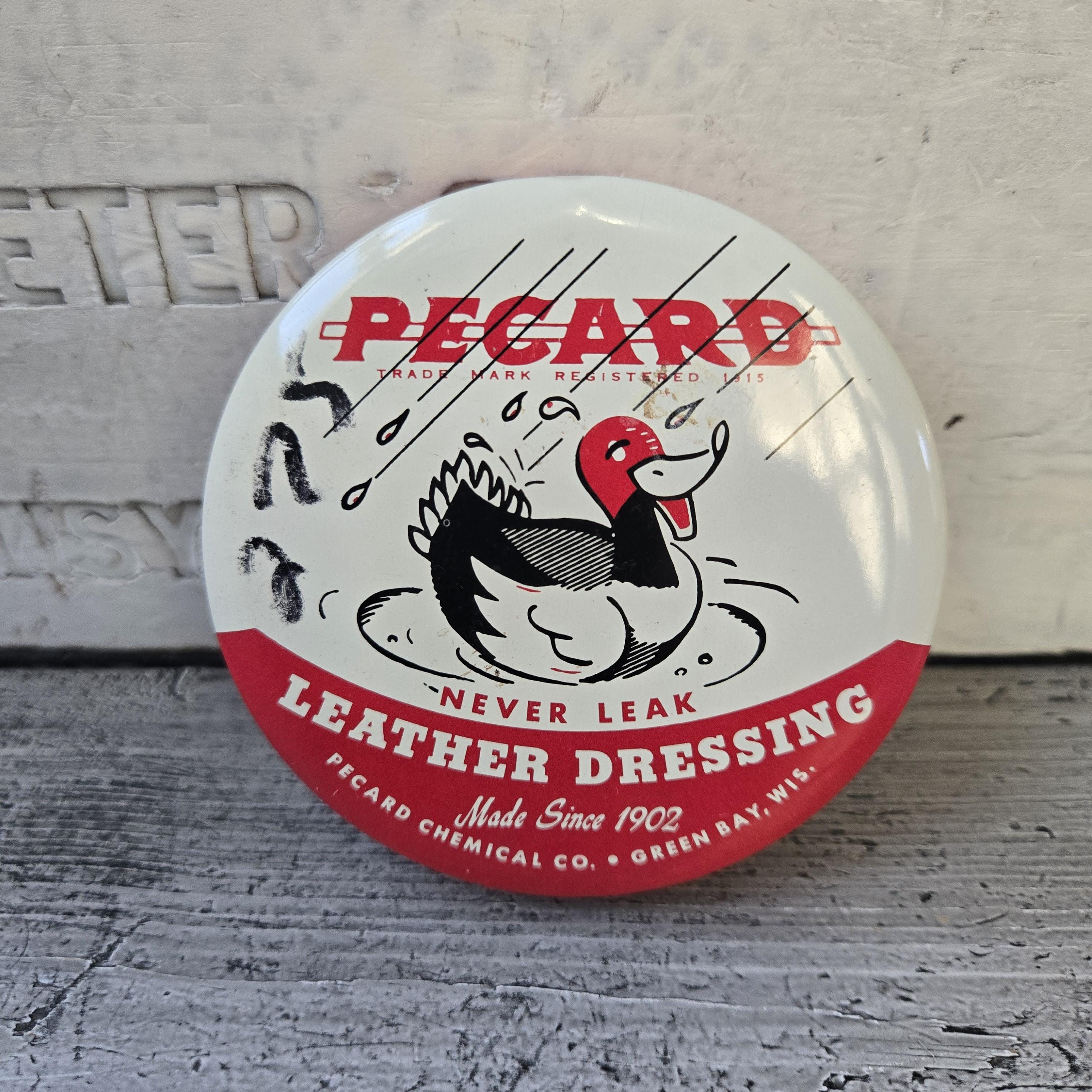 Vintage Pecard Leather Dressing Tin, Red White Duck Tin, Pecard Tin Vintage, Collectible Leather Dressing Tin Half Full, Pecard Duck Tin - Etsy Vintage Pecard Leather Dressing Tin, Red White Duck Tin, Pecard Tin Vintage, Collectible Leather Dressing Tin Half Full, Pecard Duck Tin - Etsy