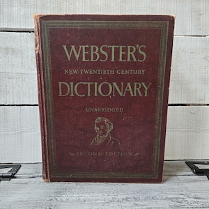 新年SALE【激レア】WEBSTER'S DICTIONARY 1959 1959 Webster's Unified Dictionary and Encyclopedia – Nick