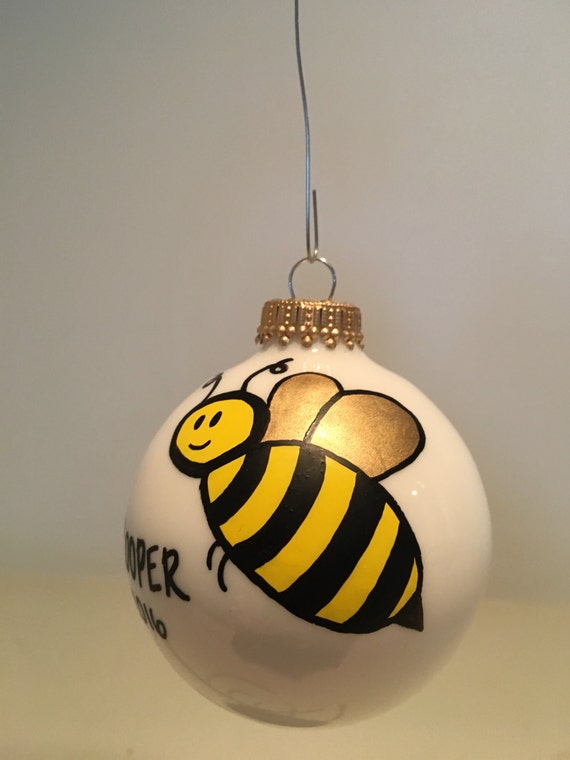 Bumblebee Bee Movie Bumble Christmas Ornament Handpainted Etsy