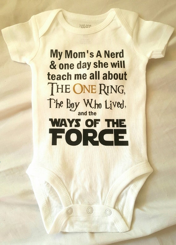 My Mom S A Nerd Baby Gerber Onesie Harry Potter Star