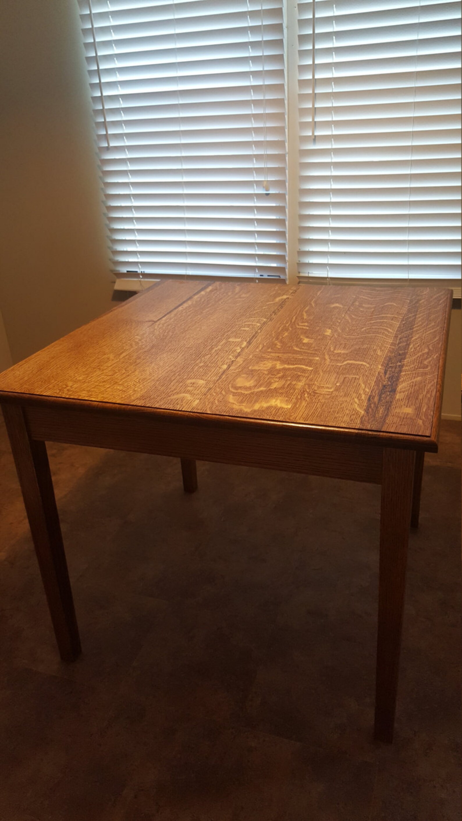 QuarterSawn White Oak Dining Table Etsy