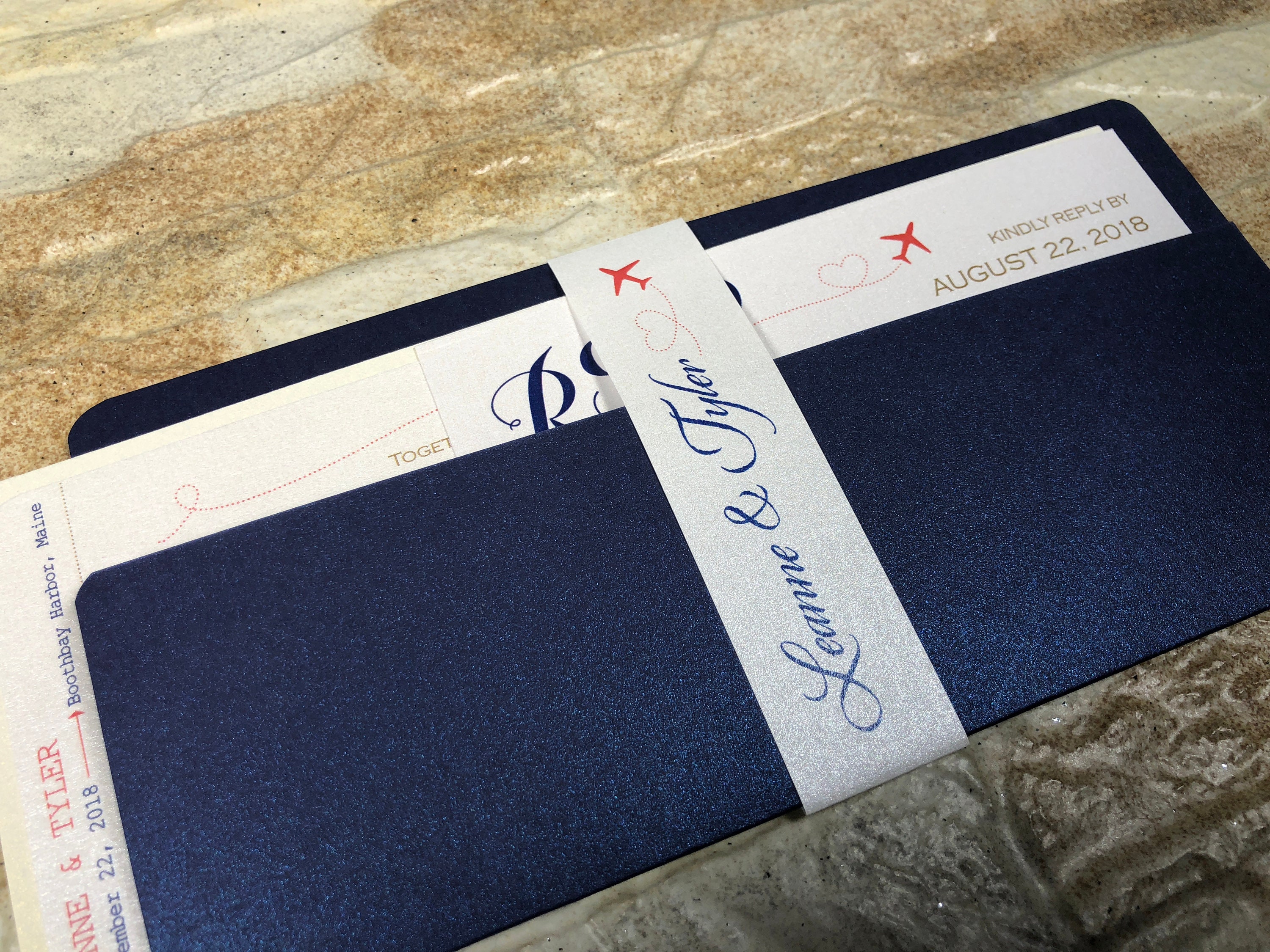 airplane invitation airplane wedding