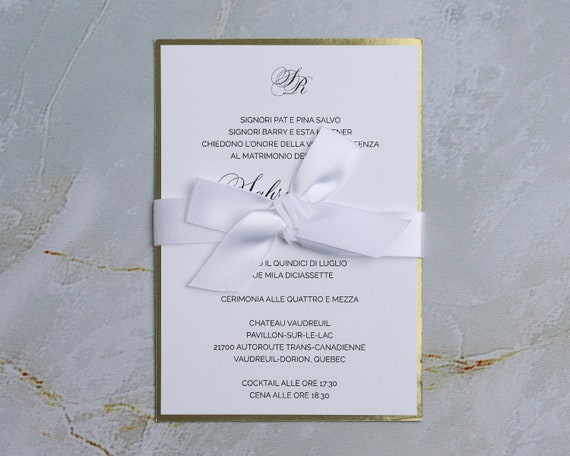 Gold Foil Invitation White Wedding Invitation Gold Foil Etsy Gold Foil Invitation White Wedding Invitation Gold Foil Etsy