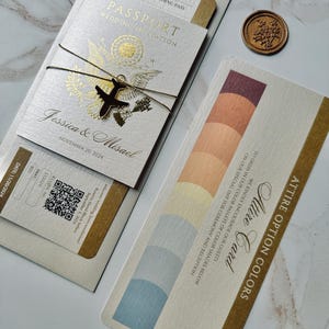 Palette de couleurs pour faire-part de mariage, carte de tenue vestimentaire, code vestimentaire, tenue de mariage, palette de couleurs, couleurs d'invité au mariage