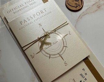 business passport and ticket invitation, corporate passport invitation, business plane ticket invite, corporate passport invitations