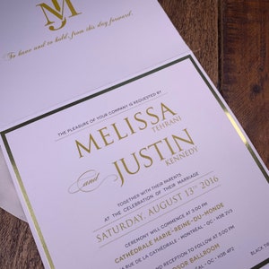 Jewish wedding invitation, romantic wedding invitation, hebrew wedding invitation, gold pebble invitation, elegant gold invitations image 8