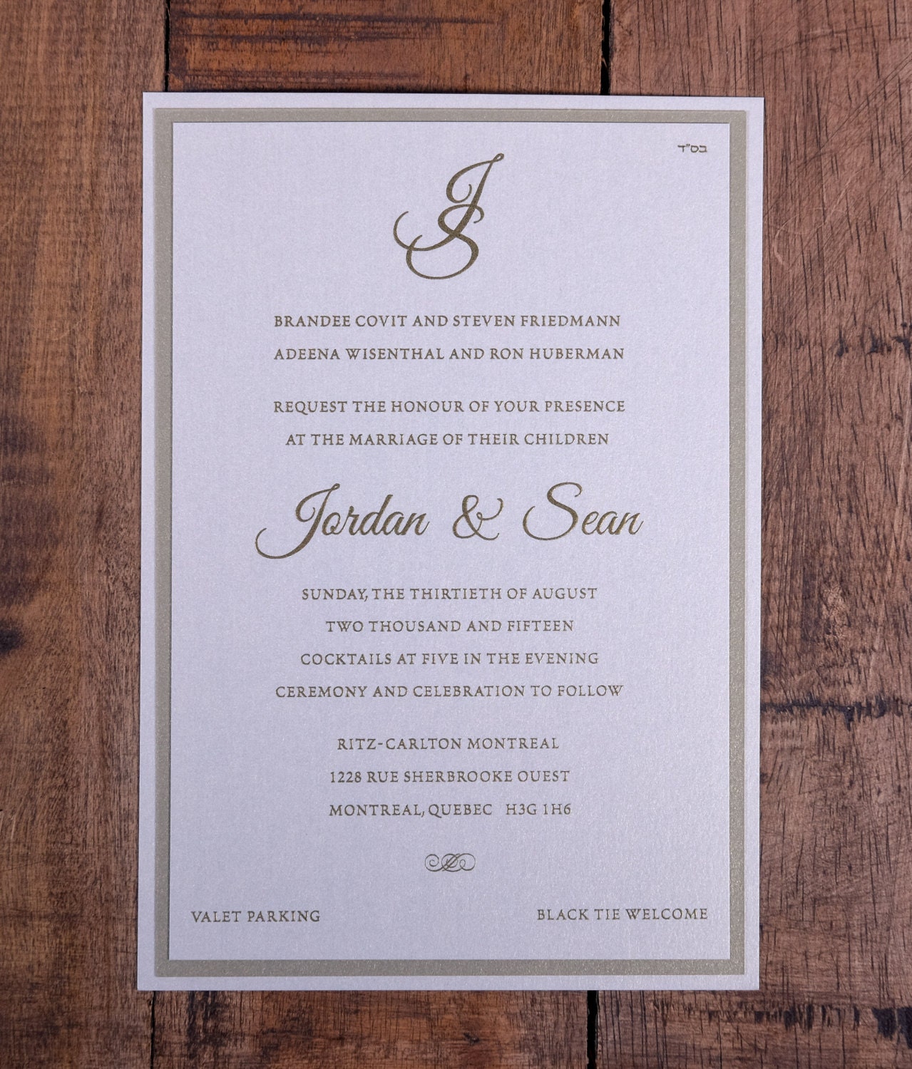 Traditional formal wedding clearance invitations