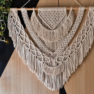 Macrame Pattern, Macrame wall hanging pattern, Macrame PDF pattern, Macrame tutorial, Macrame tutorial with pictures, Easy macrame pattern